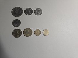 8 Münzen Luxemburg, Finnland Zypern