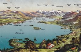Zurichsee Panorama 1914