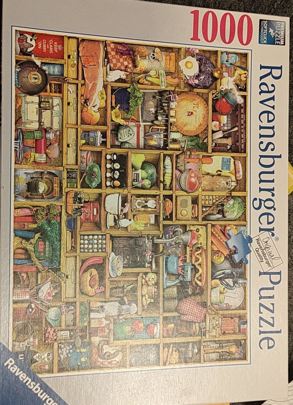 Ravensburger Puzzle: Ravensburger 1000 pp. Kuriose Küchenregale – Nuovo (secondo la descrizione) da Kaisten venduto da fab_dsy8