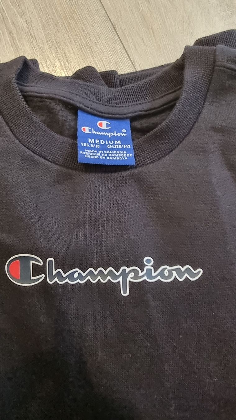 Champion Maglioni & Felpe: Champion Pullover 138, schwarz/gelb Neu – Nuovo (secondo la descrizione) da Wigoltingen venduto da Zuckerfee84 1