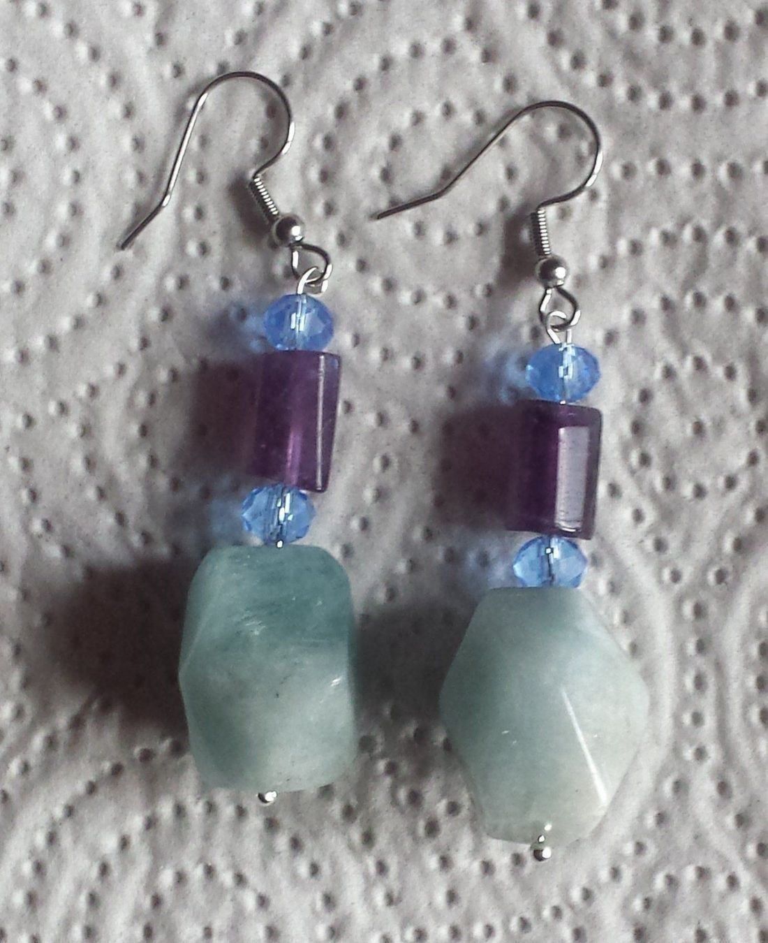Orecchini pendenti & Orecchini a lobo: NEU: Aquamarin Amethyst Ohrringe – Nuovo (secondo la descrizione) da Matten b. Interl venduto da EdelsteineInterlaken 2
