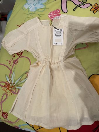 Robe fille 6 ans en lin neuve marque Zara