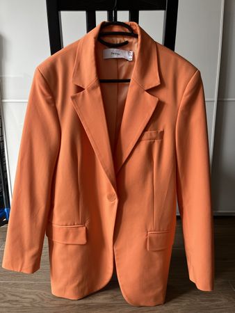 Veste blazer Bershka, taille S, couleur abricot, été!