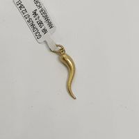 Echt 18K Gold - Horn Anhänger