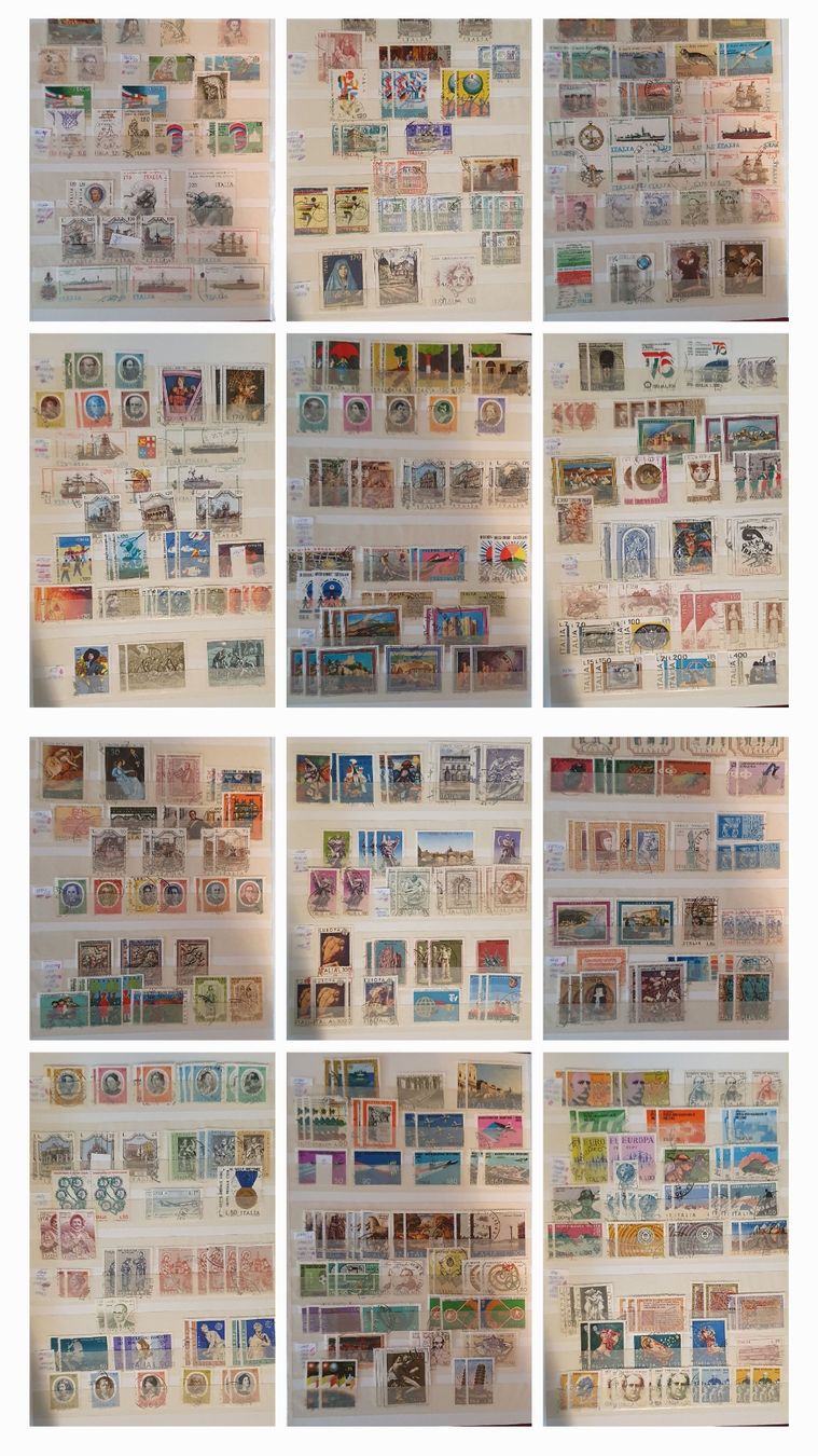 Alle Briefmarken: 2 Alben Italien und mehr.... – Gebraucht aus Kreuzlingen von Rschweiz1 6