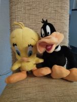 Tweety und Daffy Duck Plüschfiguren, Top Zustand!💛🖤