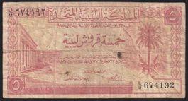 Libyen 5 Piastres 1951