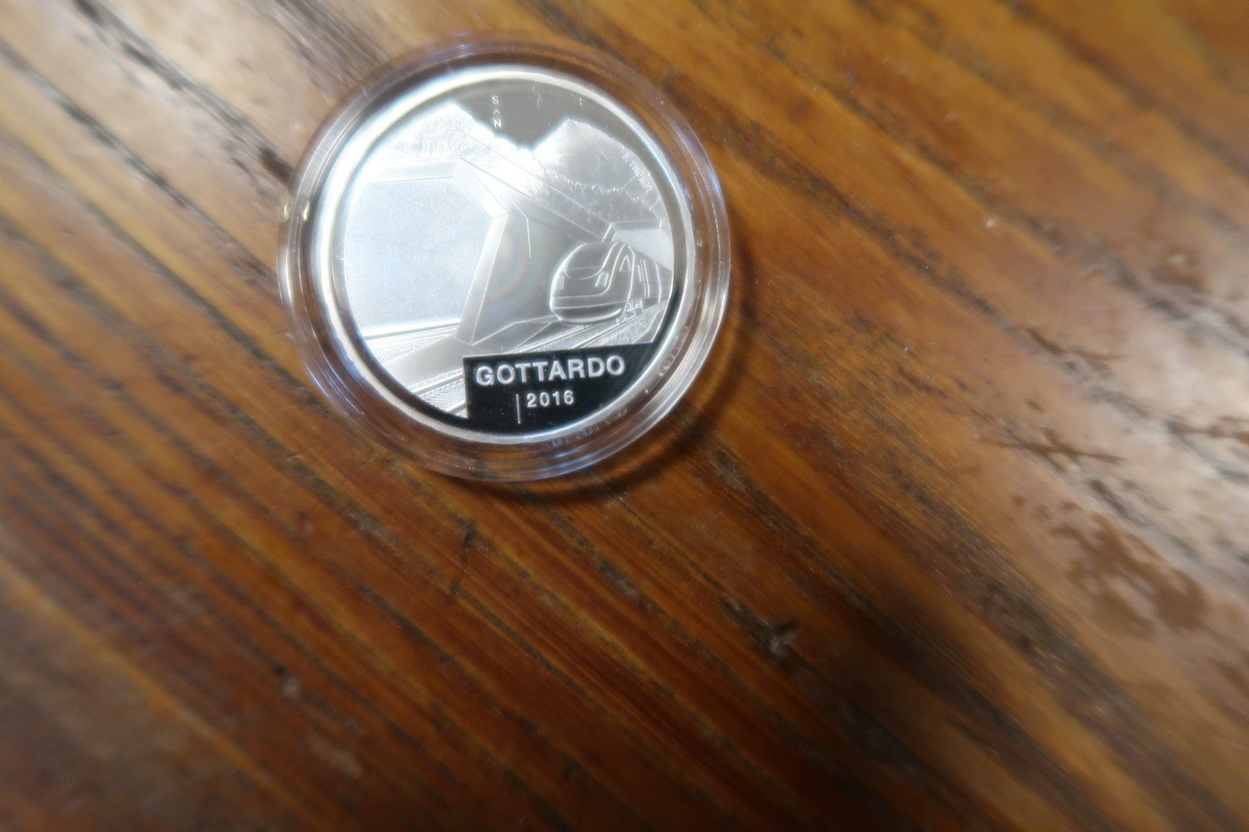 Tutti le monete: Gottardo 2016 PP/FB/Proof Silber 20g 33mm – Nuovo e nell'imballaggio originale da Büsserach venduto da Petiteplante 2