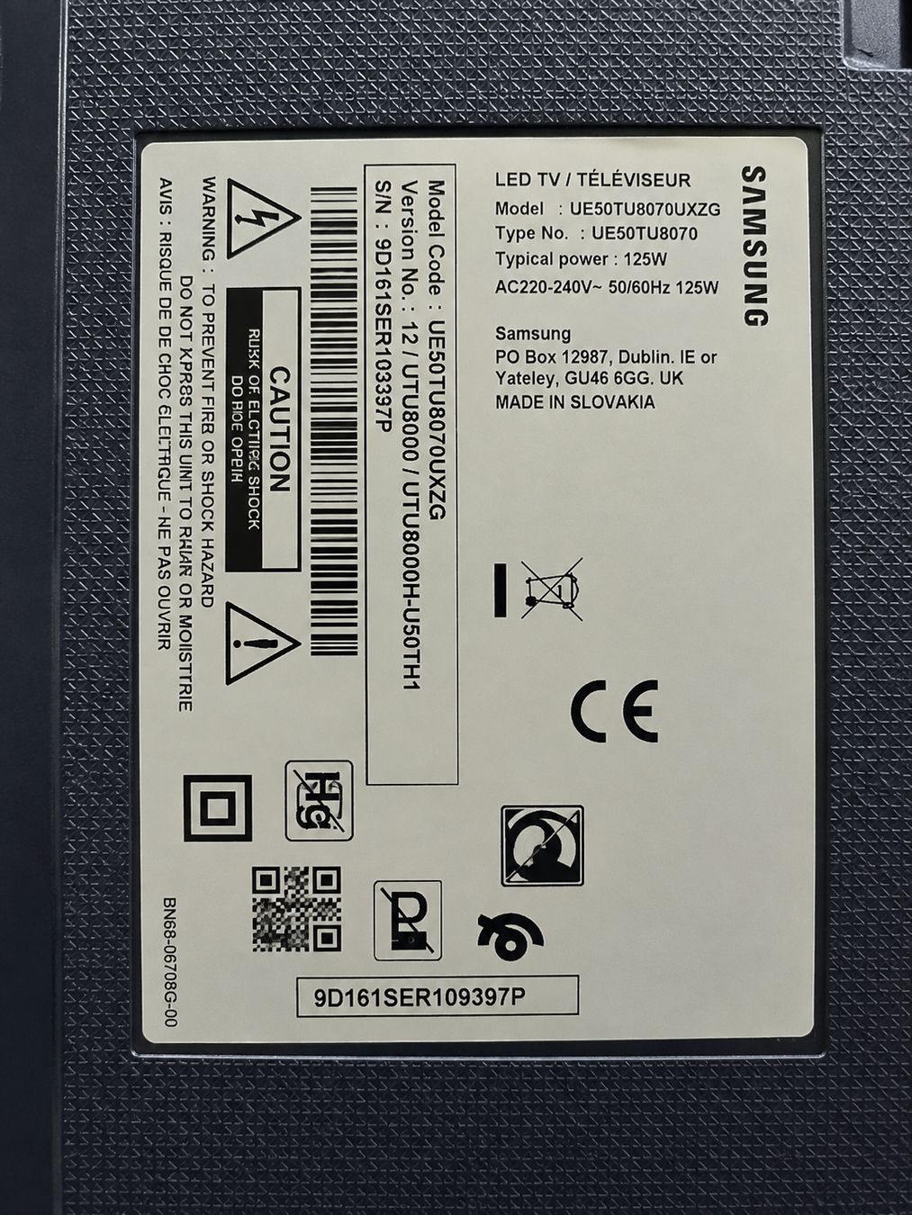 Televisori: Flat screen television damaged display defective – Difettoso da Lausanne venduto da b_r_6z5f 2