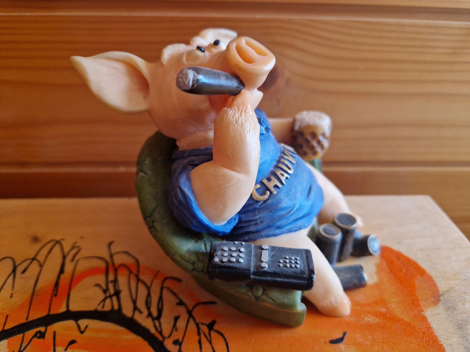 Statuette: Chauvinist Schweinefigur von Leonardo – Usato da Lichtensteig venduto da Cocabana_16 1