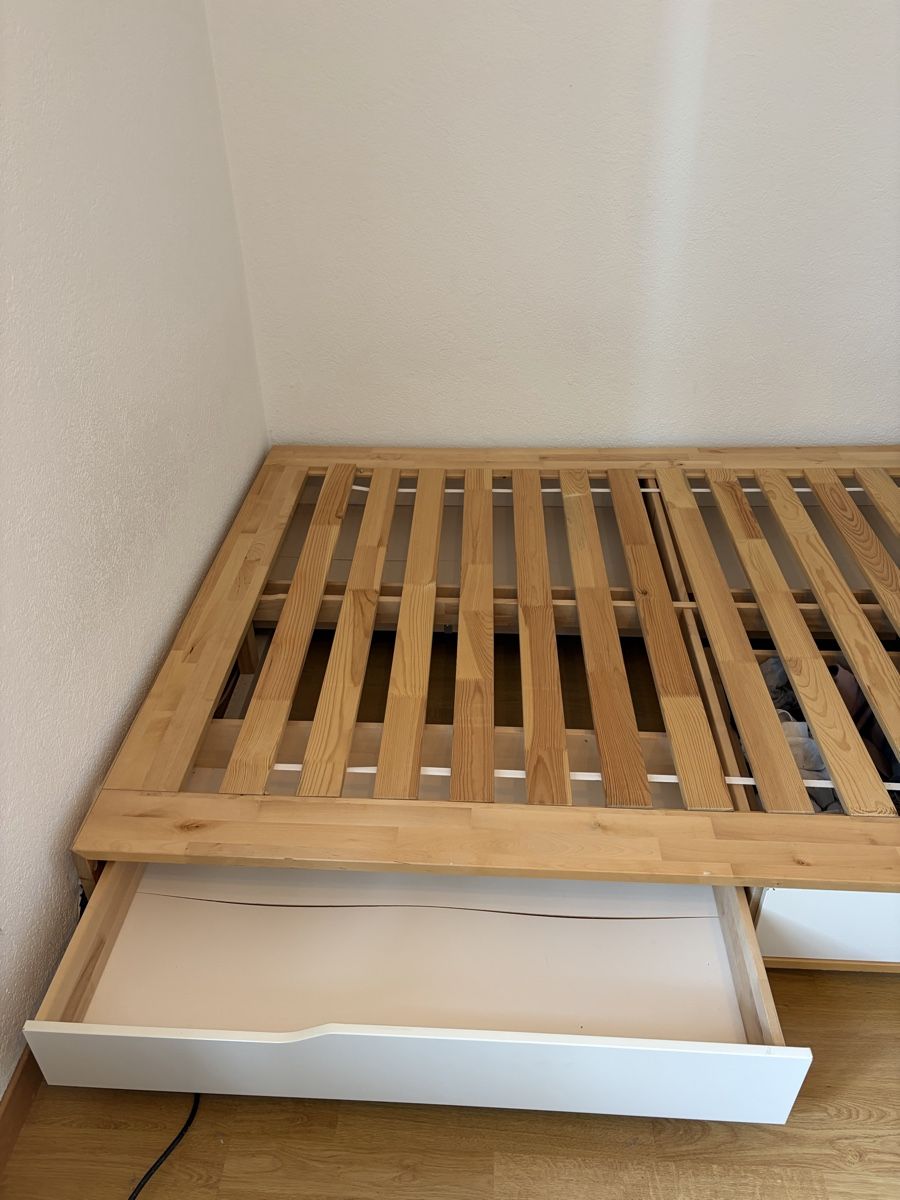 Letti: Bett mit Holzrost und Schubladen – Usato da Uster venduto da johannes.richert 2