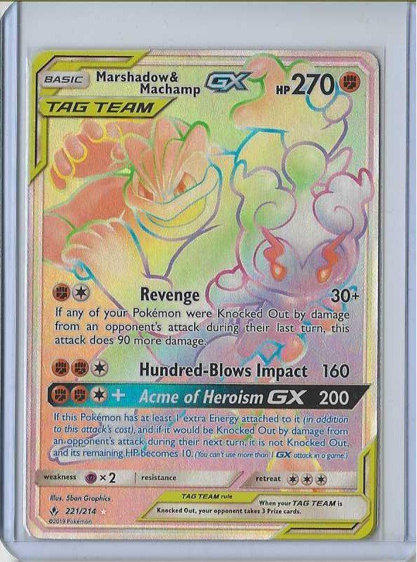Pokémon Carte collezionabili: Pokémon - TAG TEAM Marshadow & Machamp EN – Nuovo (secondo la descrizione) da Steffisburg venduto da Pat_Stoll