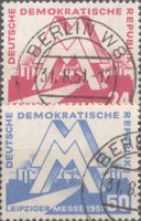 DDR 282-283 Leipziger Frühjahrsmesse gestempelte Serie