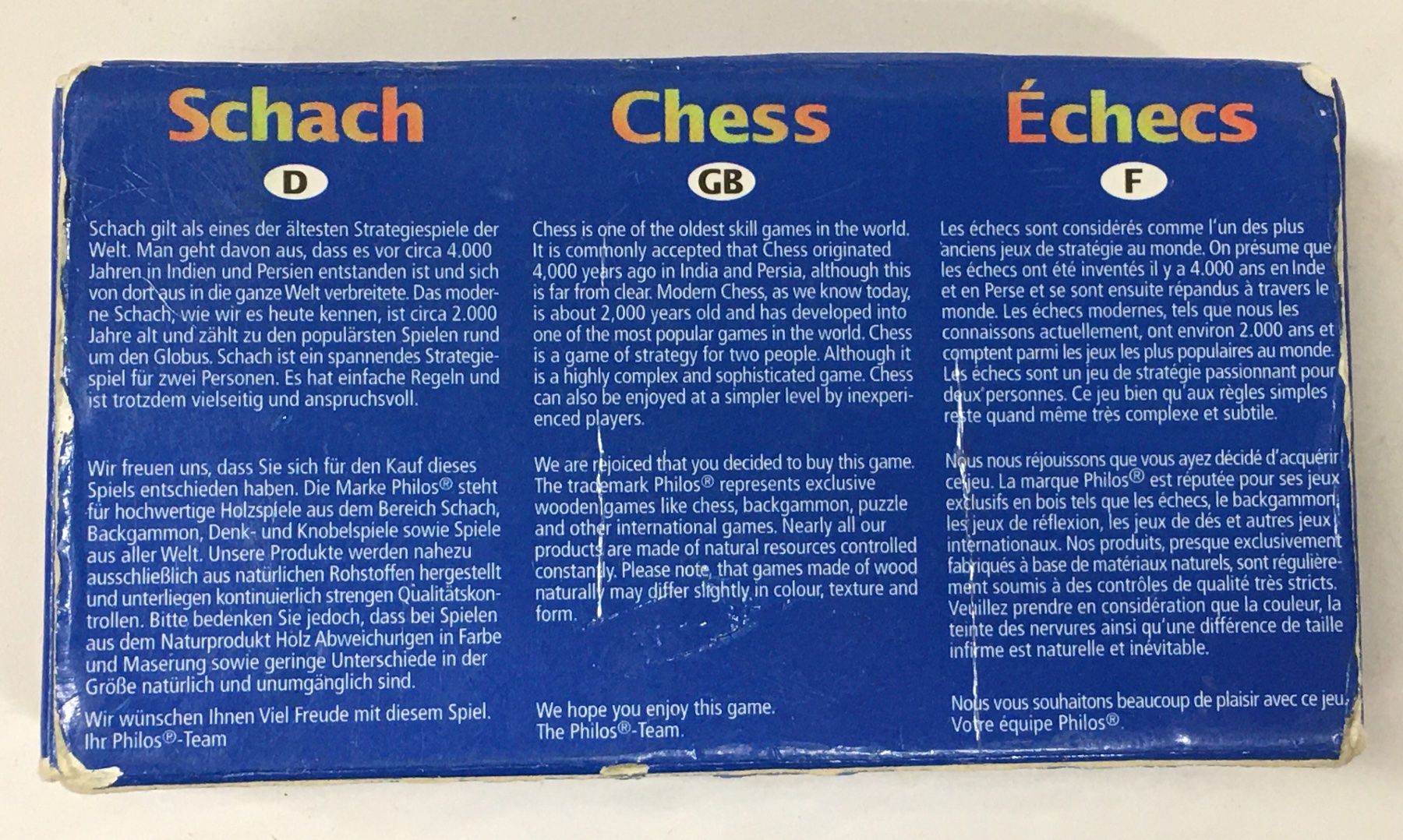Giochi: Philos Mini Schachspiel Holz klappbar – Usato da Olten venduto da ELHANDEL 4