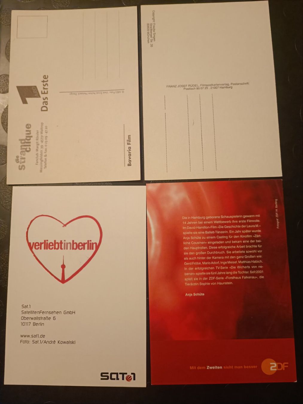 Autografi: Schauspieler Set 3 - handsigniert – Usato da Menziken venduto da Artographs 1