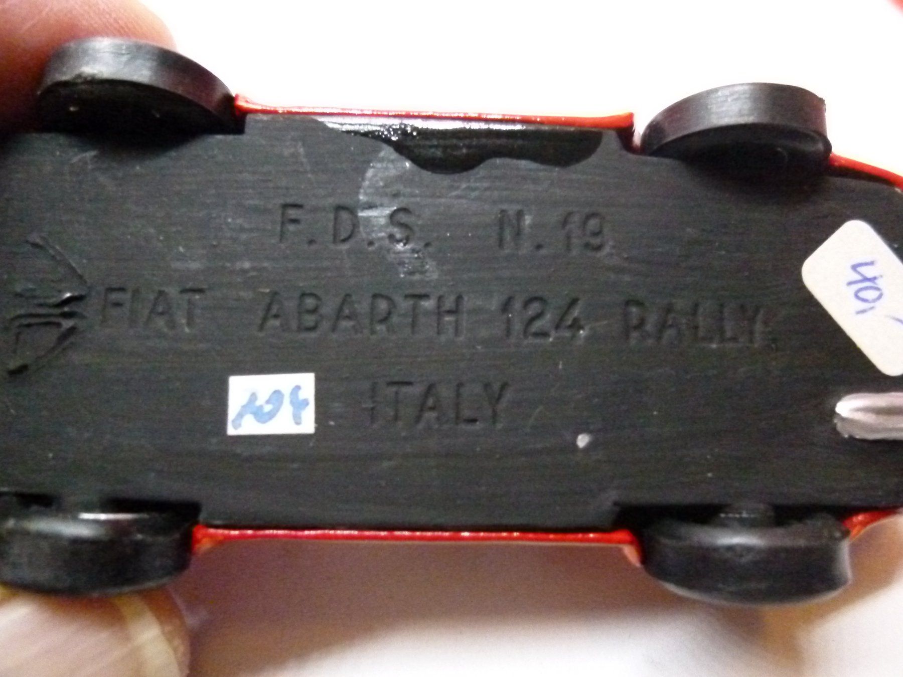 Abarth Modellautos: Fiat 124 ABARTH -orange -Rallye - nicht perfekter Bausatz – Gebraucht aus Reiden von mondial2 4