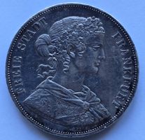 Vereinsthaler 1861 – Freie Stadt Frankfurt – schöner Zustand