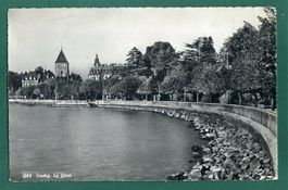 Ouchy, Le Quai, gelaufen, ca. 1955