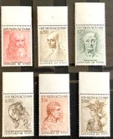 1969 Monaco - 450 Todestag von Leonardo da Vinci Satz **