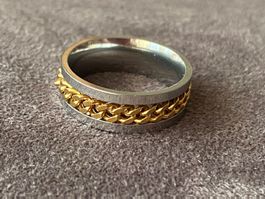 💍 Ring mit drehbarer Kette - 22mm