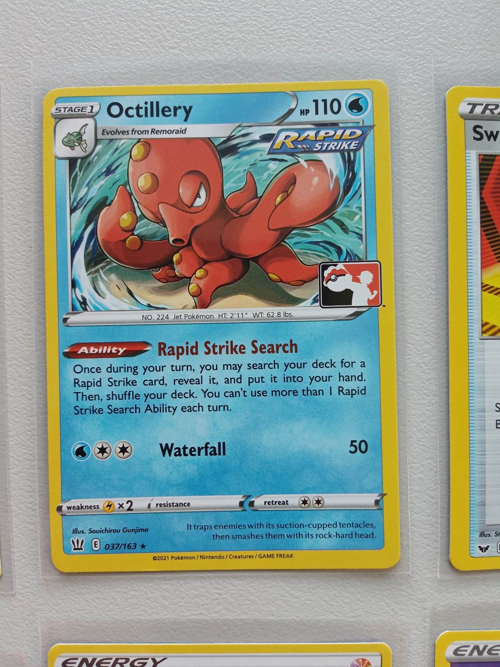 Pokémon Sammelbilder & Trading cards: Octillery - Pokemon TCG Prize Pack Stamp Stempel – Gebraucht aus Altstätten SG von GGsGameshop