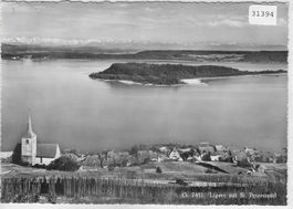 Ligerz mit St. Petersinsel