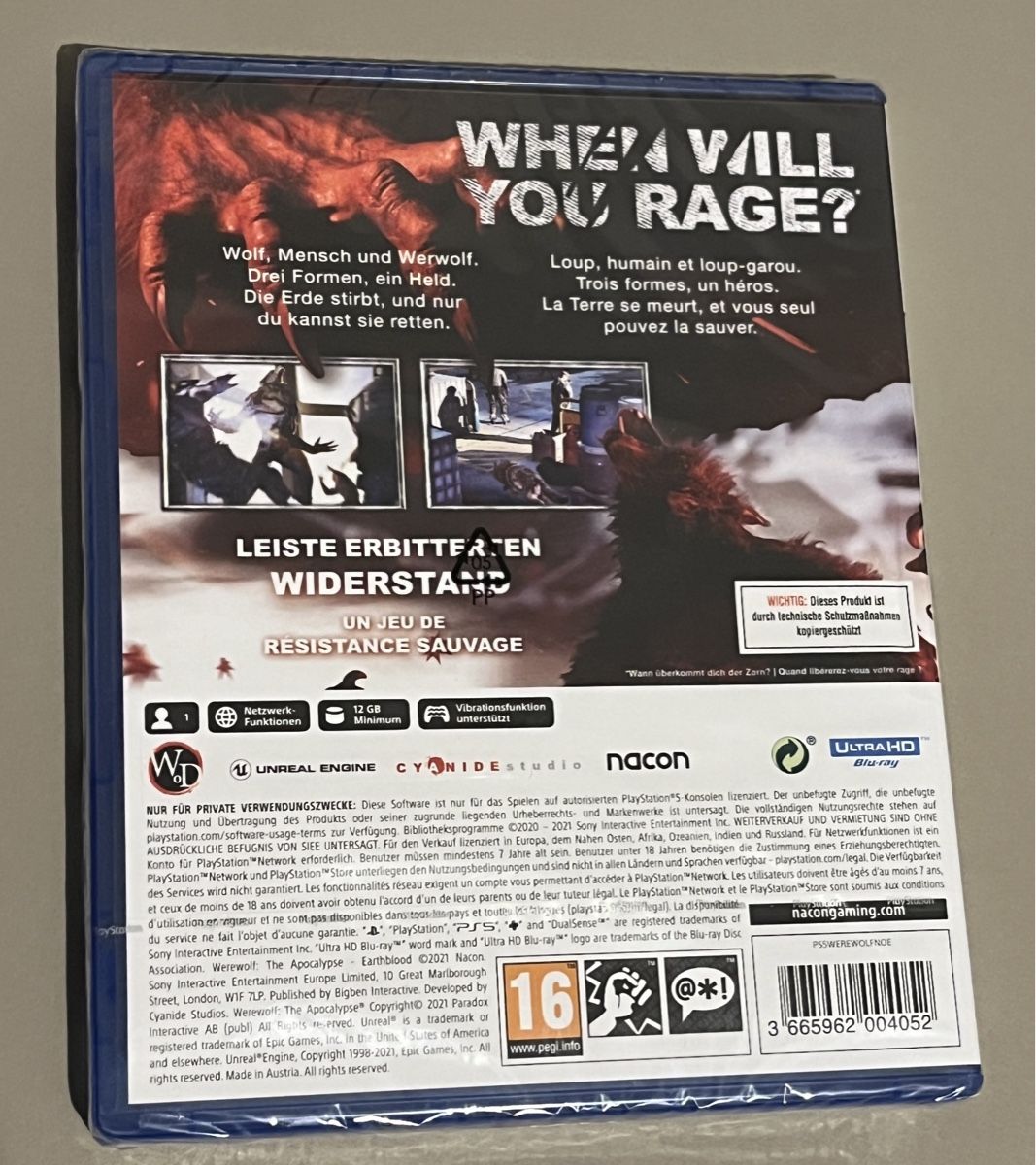 Giochi: Werewolf PS5 – Nuovo e nell'imballaggio originale da Staufen venduto da hadornski1 1