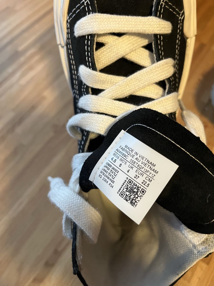 Converse Scarpe da donna: Converse Platform High Top- schwarz/weiss - Gr. 37 – Usato da Meierskappel venduto da Mial_2 1