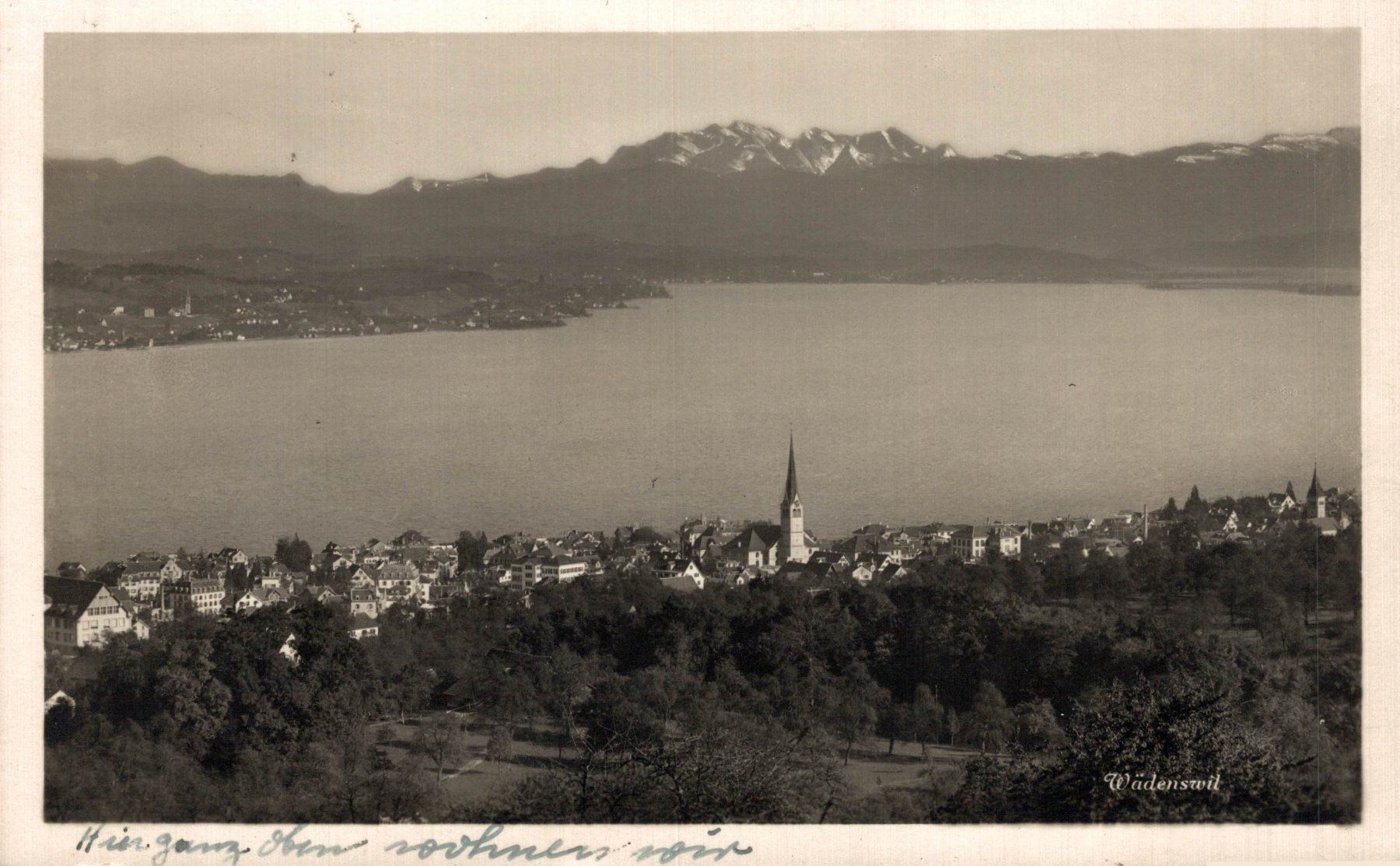 Ansichtskarten: Wädenswil – Gebraucht aus Bronschhofen von Astore