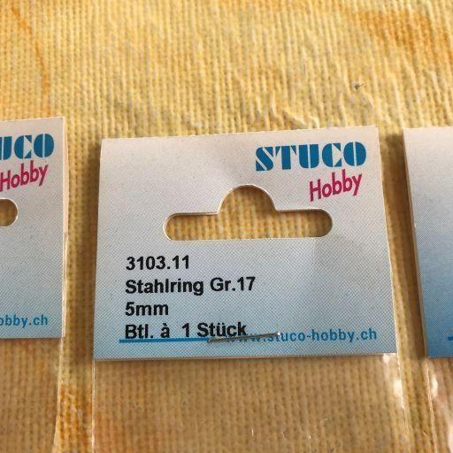 Ringe: LOT STAHLRINGE GRÖSSE 16-19 – Neu und originalverpackt aus Ostermundigen von crazy-horse-1840 3