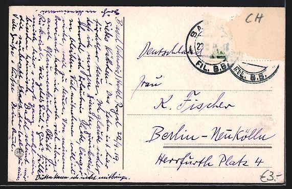 Cartes postales: Basel, Barfüsserplatz mit Strassenbahn – D'occasion à Berlin par bartko-reher 1