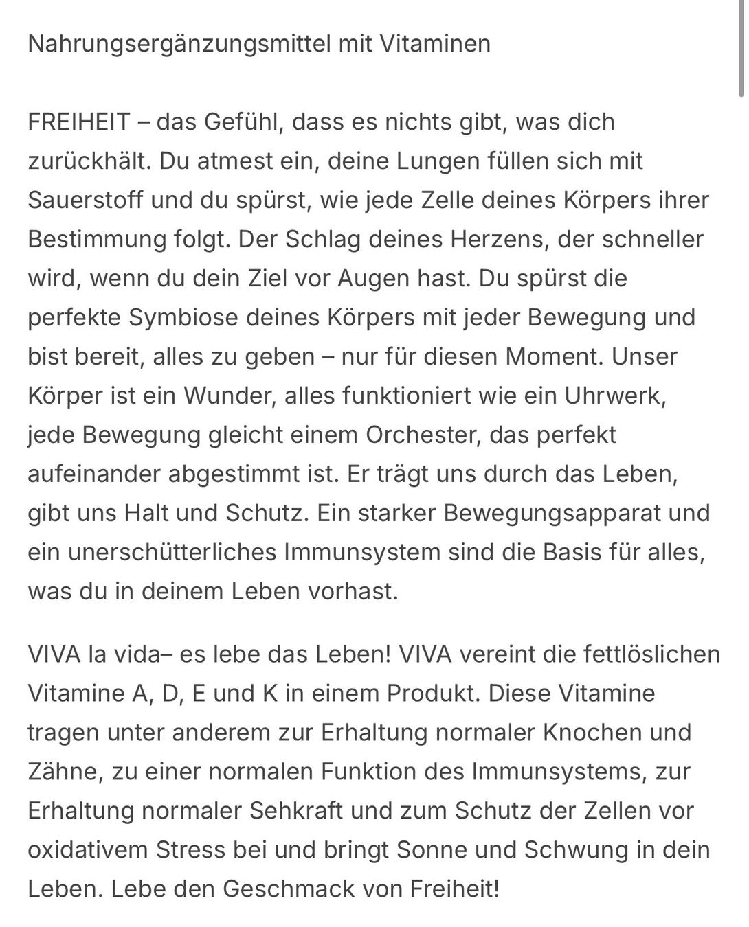 Cibi & Specialità: VIVA Vitamine D3 K2 A Tropfen 30ml neu versiegelt – Nuovo e nell'imballaggio originale da Neuhausen venduto da rmu_lfw5 1
