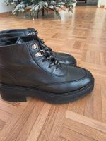 Bottines en cuir noir Kooples 39