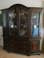 Dining room wood buffet cabinet - 2 piece