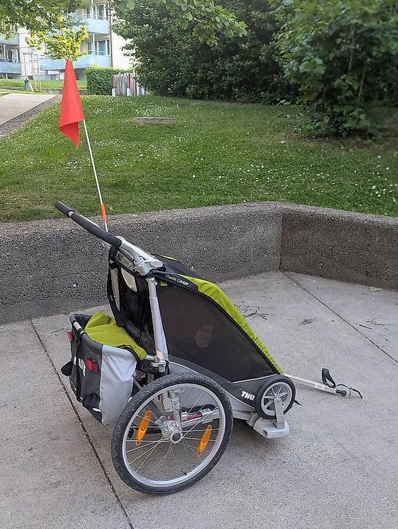 Thule Rimorchi: Thule Chariot Cougar Einsitzer – Usato da Zürich venduto da burunduker 1