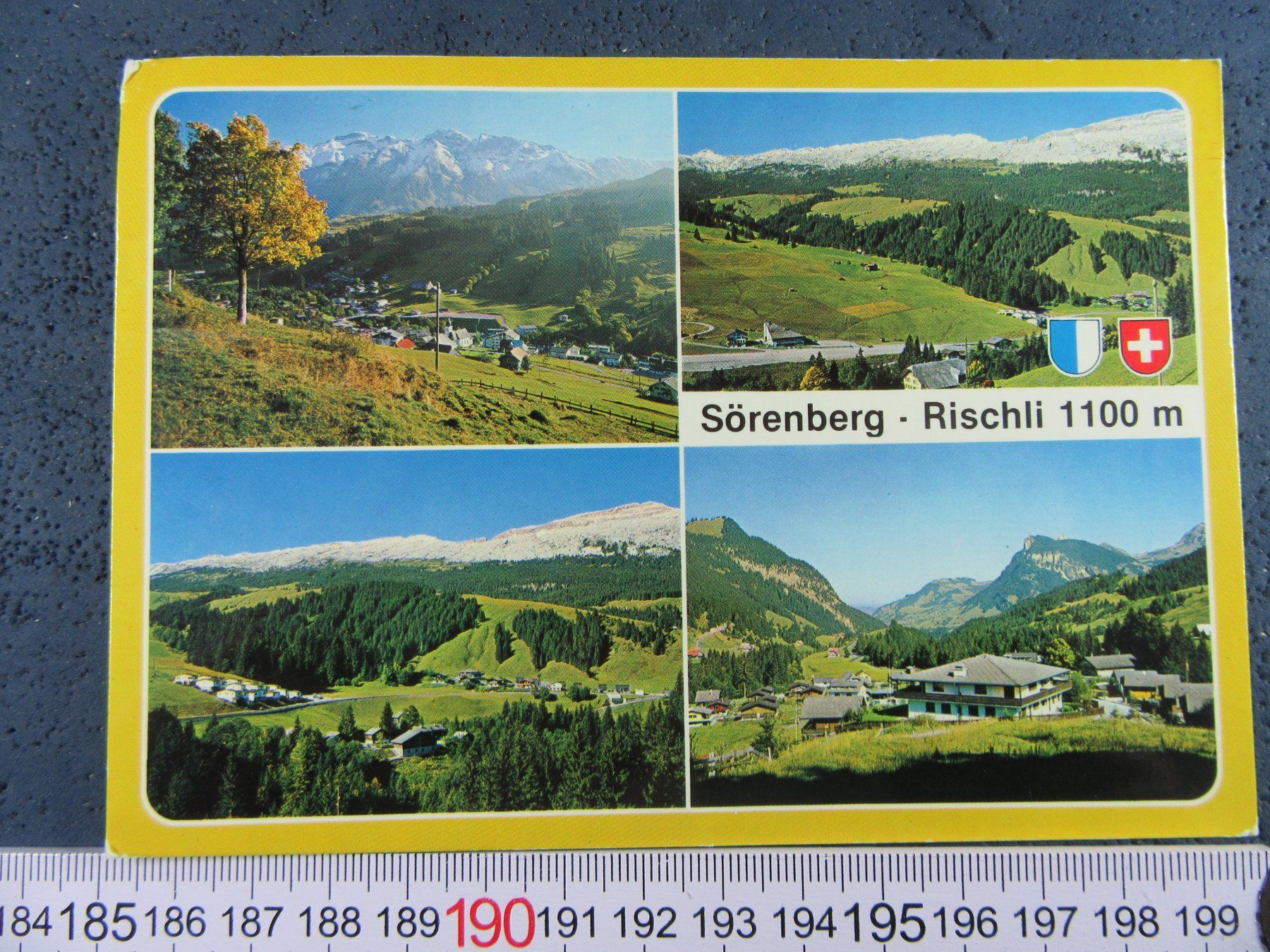 Cartoline postali: SÖRENBERG - RISCHLI 1984 LU AK – Usato da Ettingen venduto da Hausi4711