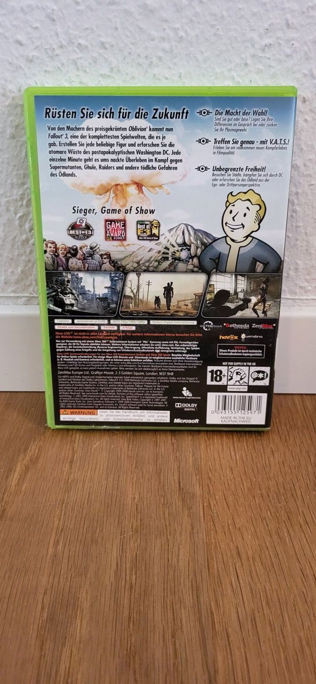Microsoft Giochi: Xbox 360 - Fallout 3 – Usato da Münsingen venduto da DigitaleSpielecke 1