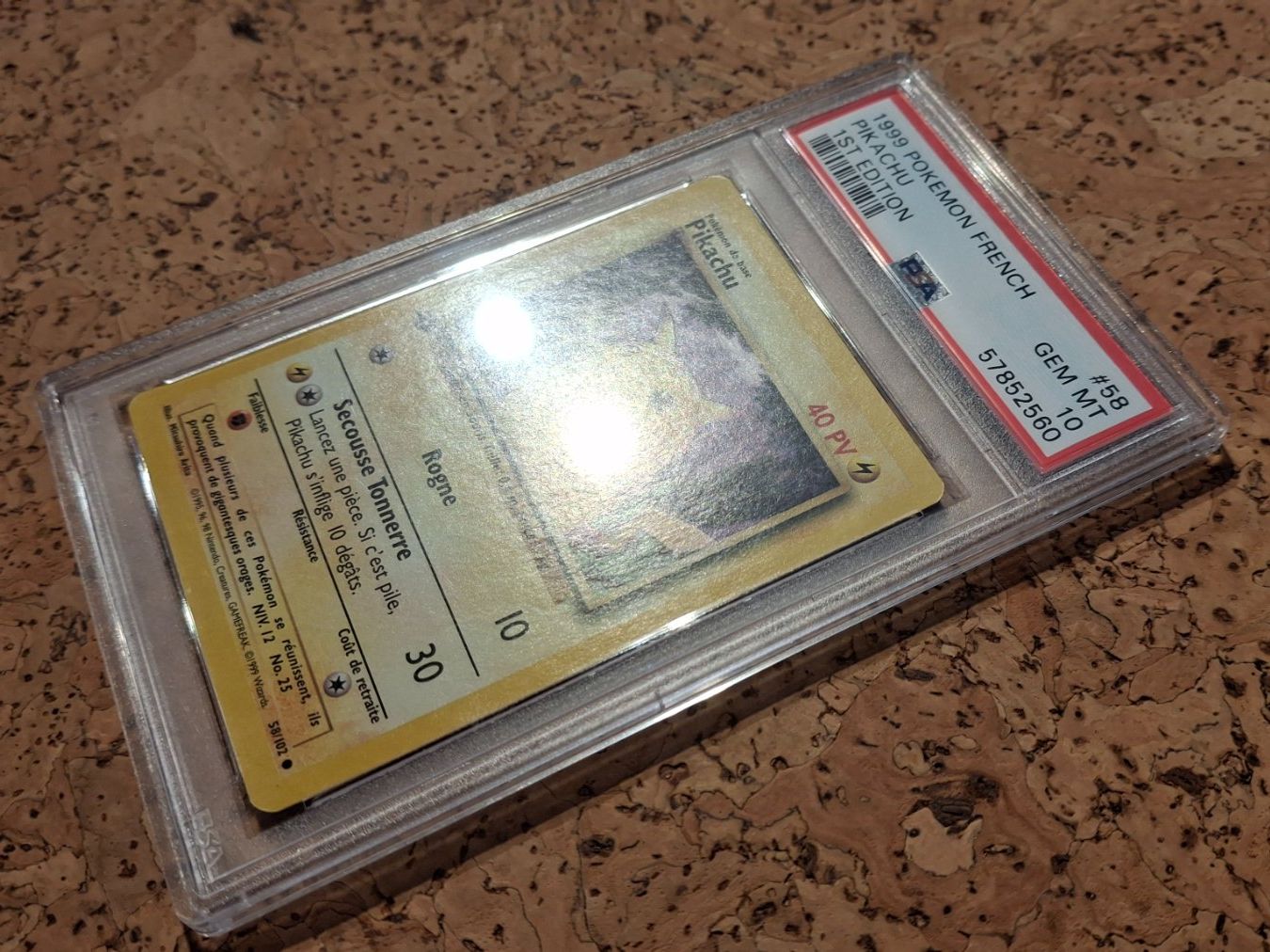 Pokémon Carte collezionabili: PSA 10 FR 1st edition Base set Pikachu 1999 – Nuovo e nell'imballaggio originale da Charrat venduto da Magmar 2