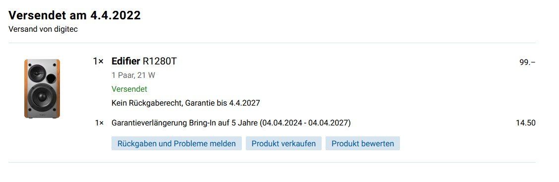 Casse acustiche: Edifier R1280T Lautsprecher Diffusore Speaker – Usato da Aldesago venduto da FloSeMar 5