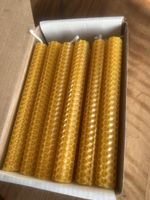 18 Kerzen echter Bienenwachs Stück 1.-