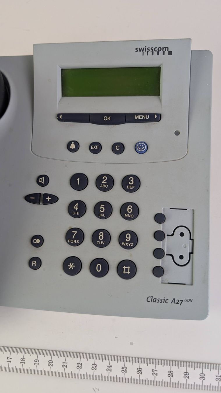 Swisscom Telefoni: Swisscom Classic A27 ISDN Telefon – Usato da Zürich venduto da axolottchen 1