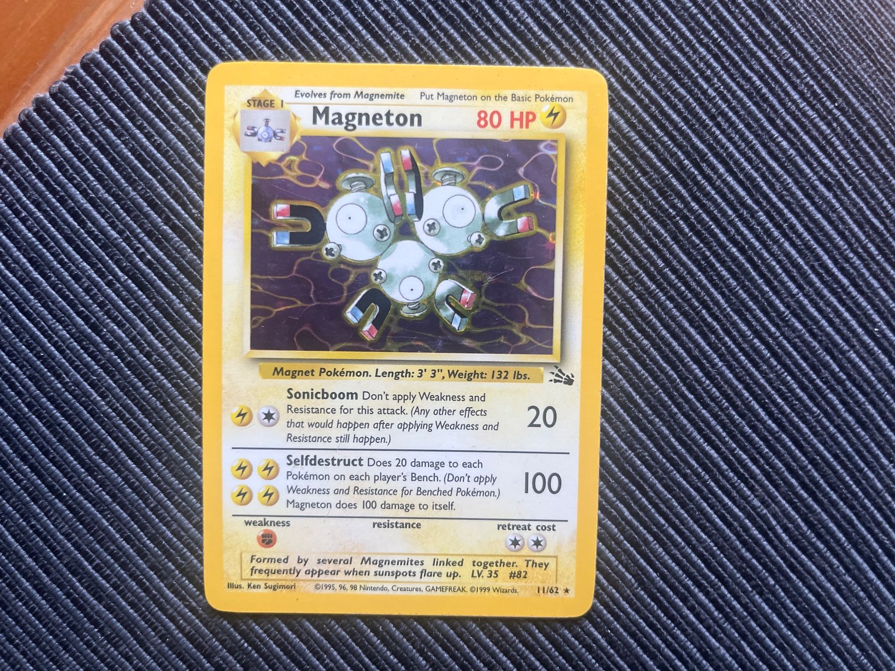 Pokémon Sammelbilder & Trading cards: Pokemon Magneton holo Fossil englisch – Gebraucht aus Wabern von Collectfun