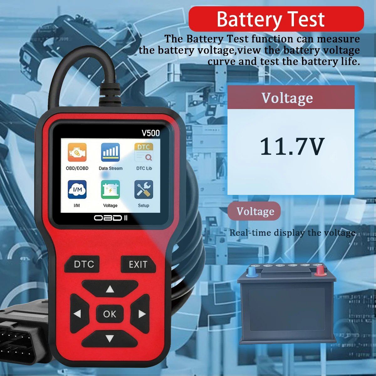Misurare: NEU Scanner OBD2 Diagnosegerät Fehlerausleser / Lecteur OBD2 – Nuovo e nell'imballaggio originale da Isérables venduto da Wishlist 4