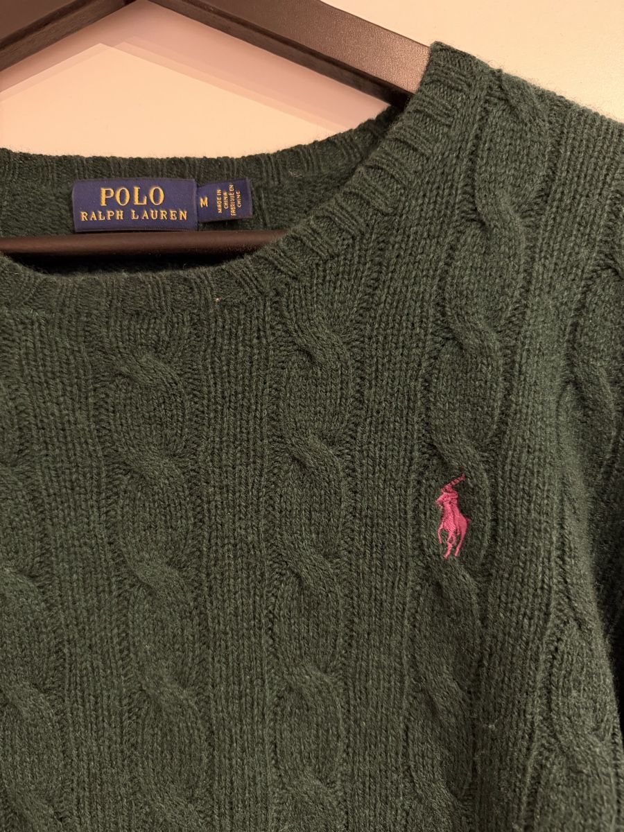 Ralph Lauren Maglioni & Felpe: Pullover Polo Ralph Lauren dunkelgrün – Usato da Zürich venduto da huegliariane 4