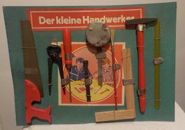 Antikes Kinderwerkzeug "Der kleine Handwerker" Set