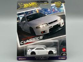 Hot Wheels Premium Nissan Skyline GT-R (R33) 1:64 Neu OVP