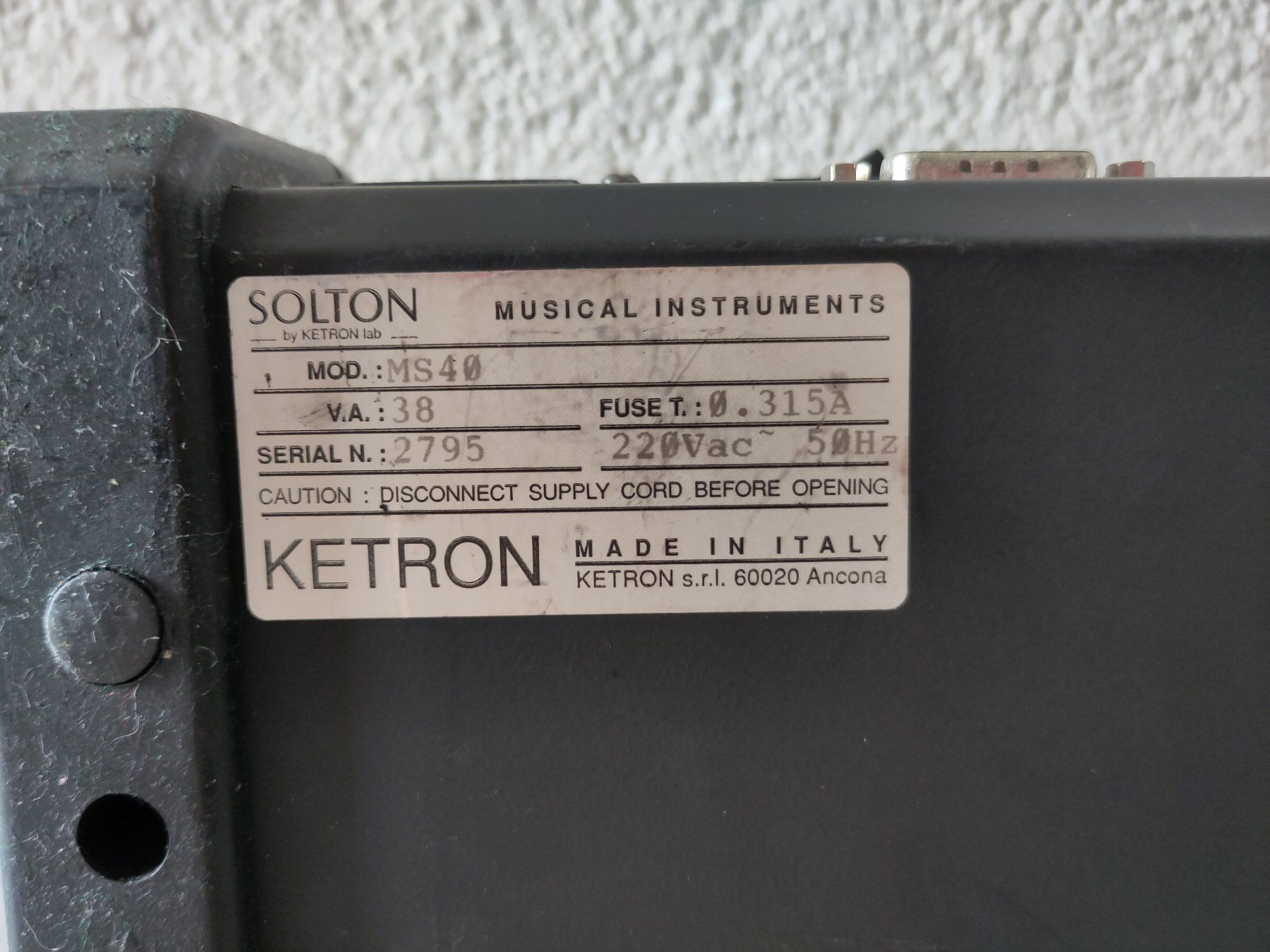 Strumenti musicali: Solton ms40 – Usato da Villars-sur-Glâne venduto da Macherel0 6