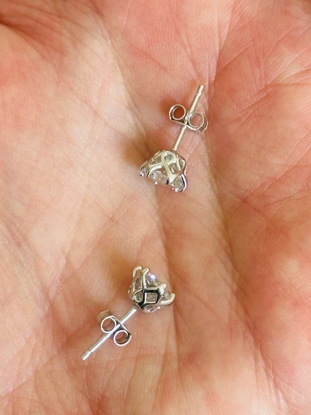Orecchini pendenti & Orecchini a lobo: 2.00(total)ct VVS1WHITE MOISSANITE earrings with certificate – Nuovo e nell'imballaggio originale da Genève venduto da AWWA 8