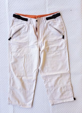 Sommer Caprihose 3/4 Hose beige, Gr. 42 Surfing