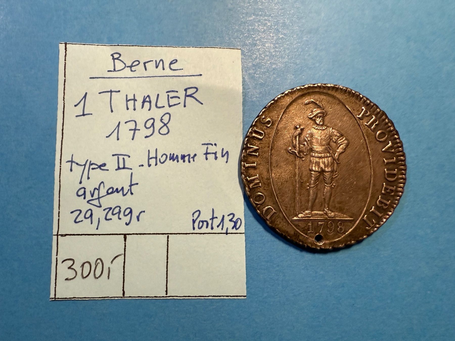 Médailles: BERNE : 1 THALER 1798 – D'occasion à genève par GEnumist